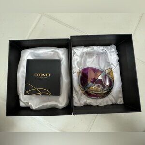 Cornet Barcelona Fancy Stained Glass Designer Wine Glass Tumbler